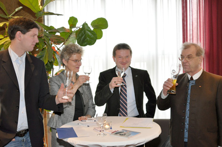 Alexander Christ, Jutta Bär, Martin Kastler und Werner Gruber (v.l.n.r.)